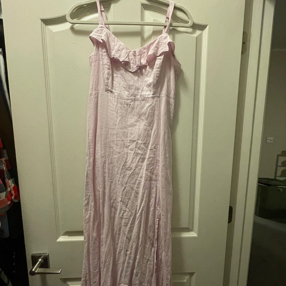 Old Navy Light Pink Smocked Dress